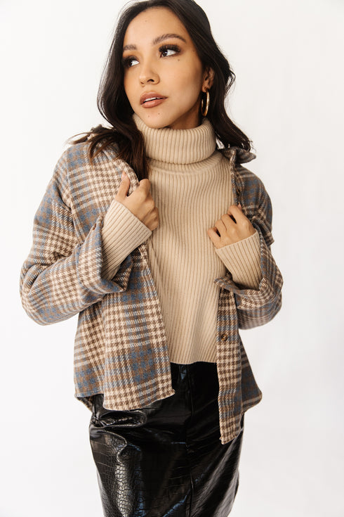 Glow Up Sweater // Tan